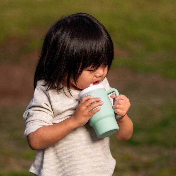 Infantino My First Silicone Cup - 255 ml - Cool Mint