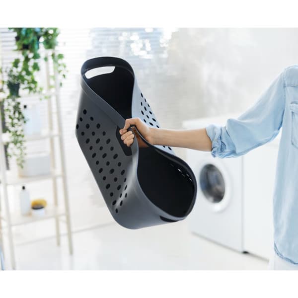 Rotho Jona Laundry Basket 39 L Anthracite