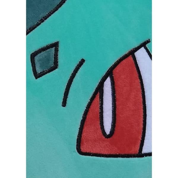 Pokémon Premium 3D Cushion Bulbasaur Face, Microfiber, 40 cm