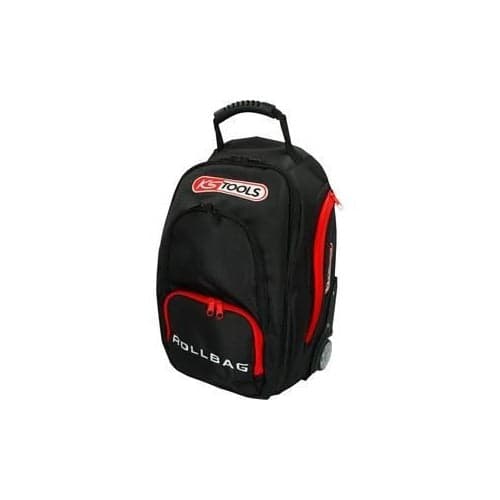 KS TOOLS Backpack - Rolling Bag - Telescopic Handle - Max Load 35 kg - 18 L