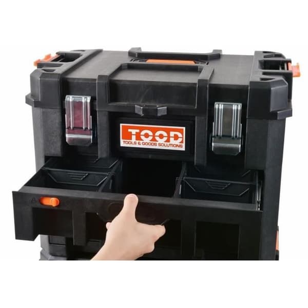 TOOD Tool Case/Box - Waterproof - With Drawers - 53x37x40 cm