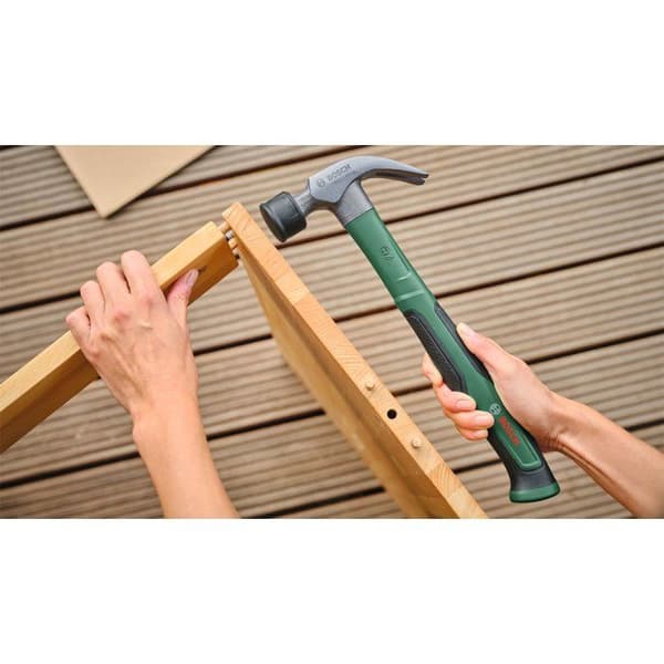 BOSCH Nail Puller Hammer 450 g - Soft Bumper - Carbide Steel