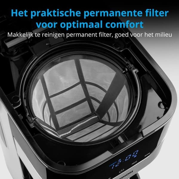 MEDION Programmable Filter Coffee Maker - MD 18458 - Insulated - 900W - 1.2 L
