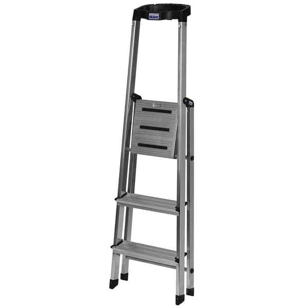 Krause Safety Folding Ladder Silver