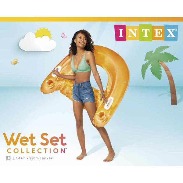 Intex 58859EU Wet Set Sit & Float Inflatable Chair 152x99 cm
