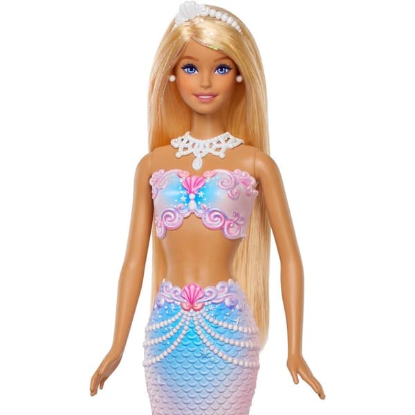 Barbie → Bubbling Mermaid → Magical Tail Fin → Ages 3+