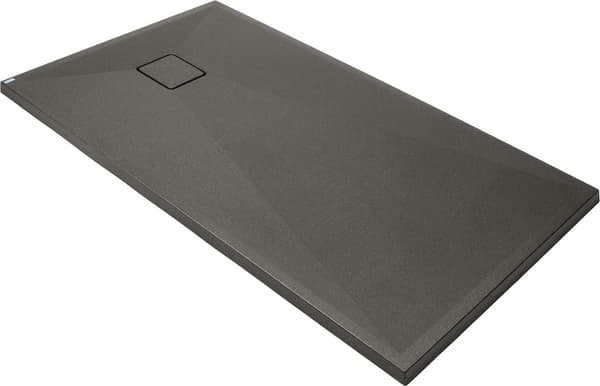 Deante Rectangular Shower Tray Granite 140x70 cm Hydrophobic Metallic Anthracite KQR T77B