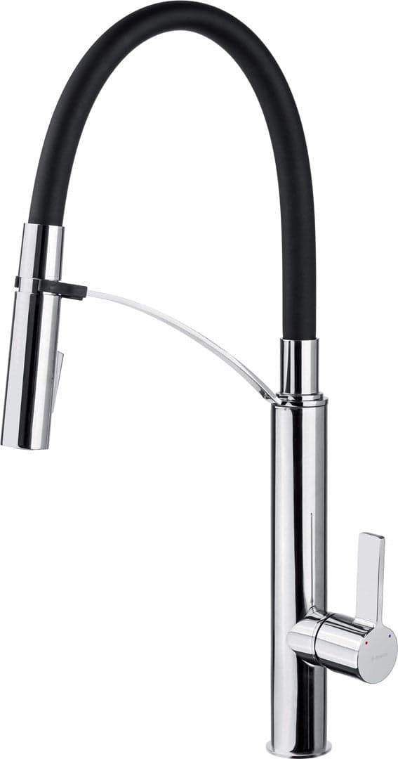 Deante GERBERA-30 Kitchen Faucet Pull-Out Spout Chrome/Black