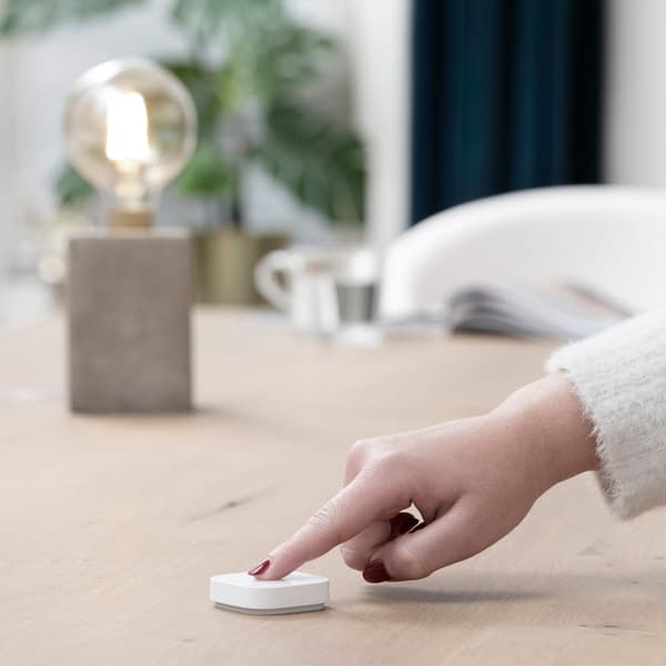 Marmitek Smart Zigbee Push-Me Button White - Requires Zigbee Gateway - Control Smart Me Products