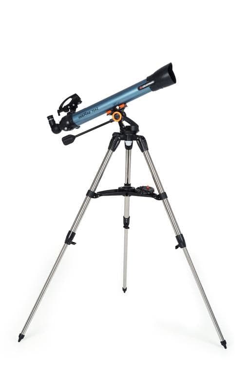 Celestron Inspire 70AZ Refractor Telescope 35x Black Blue