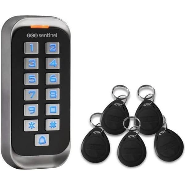 SCS Coding Keypad - 12V Badges - Water-Resistant - CodeAccess RFID