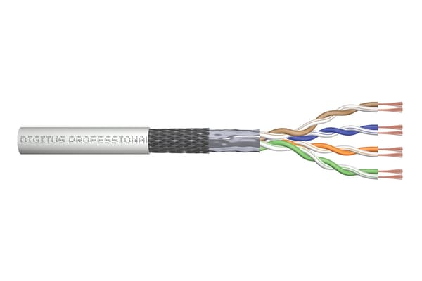 DIGITUS Professional Bulk Cable SF/UTP CAT 5e Grey