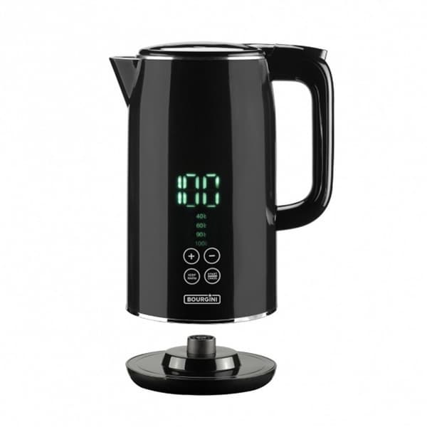 Bourgini Touch Digital Kettle 1.7 L 1800W Black