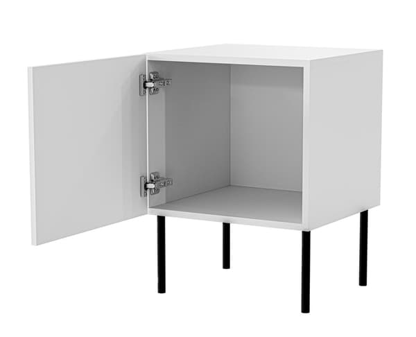 PALAZZO BIS Bedside Table 2 pcs. 45x39xH59 White Matt