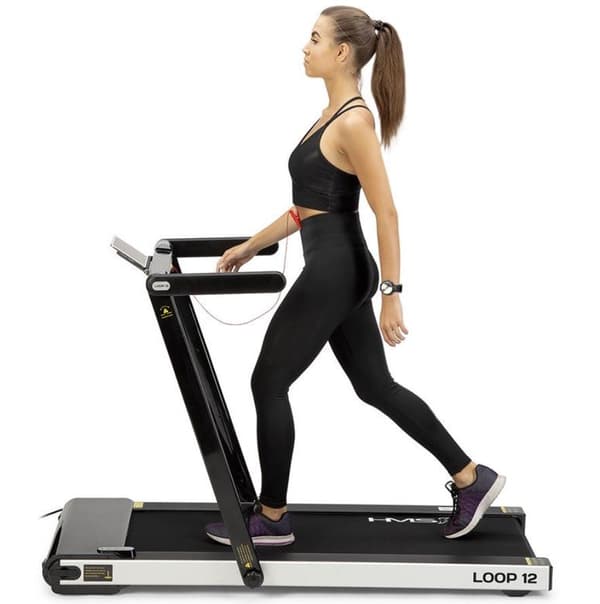 HMS LOOP12 Electric Treadmill 1-12 km/h Black