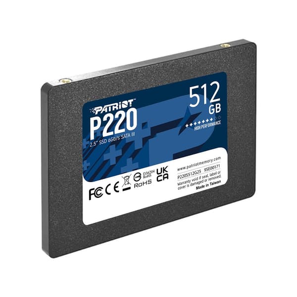 Patriot Memory P220 512GB 2.5 SATA III SSD