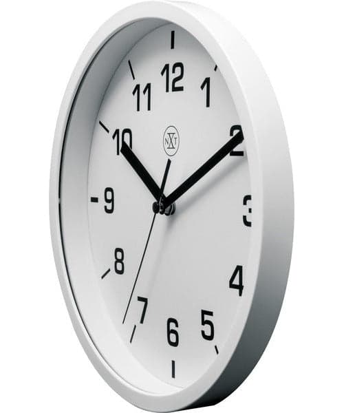 NeXtime Wall Clock NX-7321WI Ø 20 cm Plastic White, White Dial