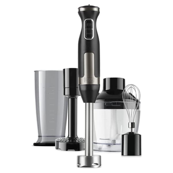Black+Decker Immersion Blender BXHBA1500E 1500W Black