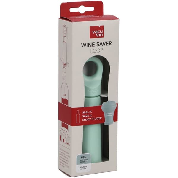 Vacuvin Wine Stopper Jade Green