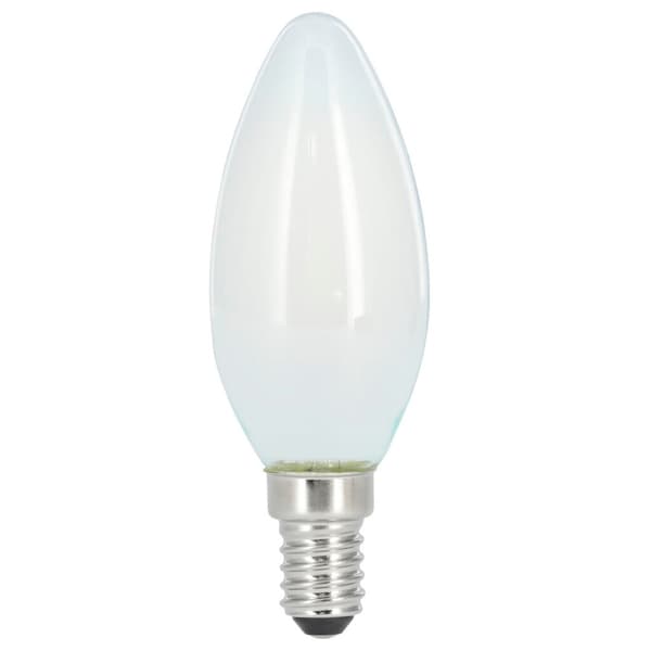 Xavax LED Filament Candle Bulb Dimmable E14 470lm Matte Warm White