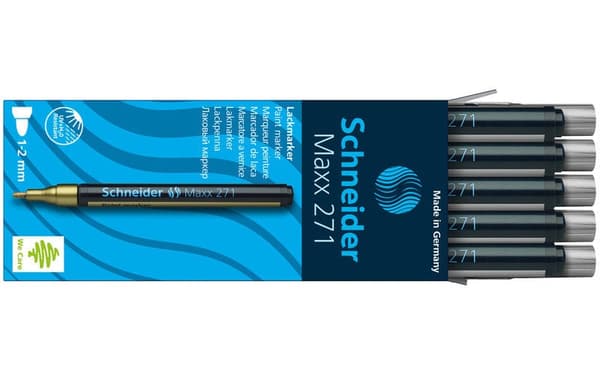 Schneider Paint Marker Maxx 271 1-2 mm Silver 10 Pieces