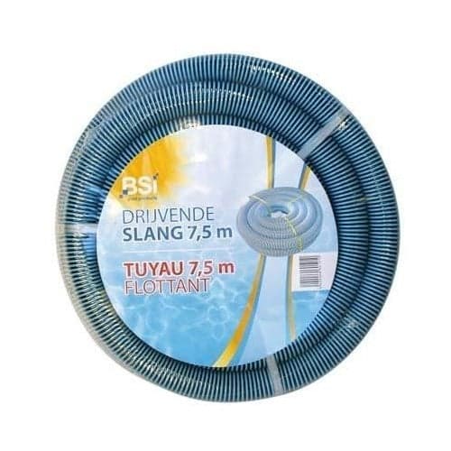 BSI Floating Hose for Pool Vacuum Cleaner - 7.5 m - Durable & Safe for Liners