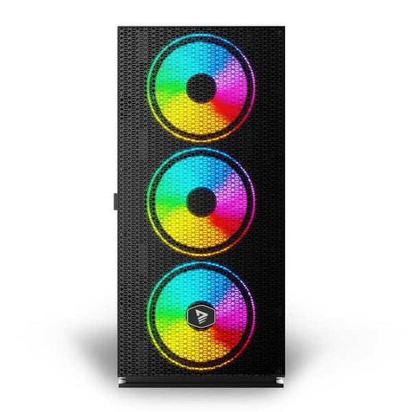 SAVIO PC Case Raptor X1 ARGB Glass/Mesh, Black