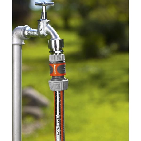GARDENA Quick Hose Connector - For 19 mm Diameter Hose - Power Grip 1-click