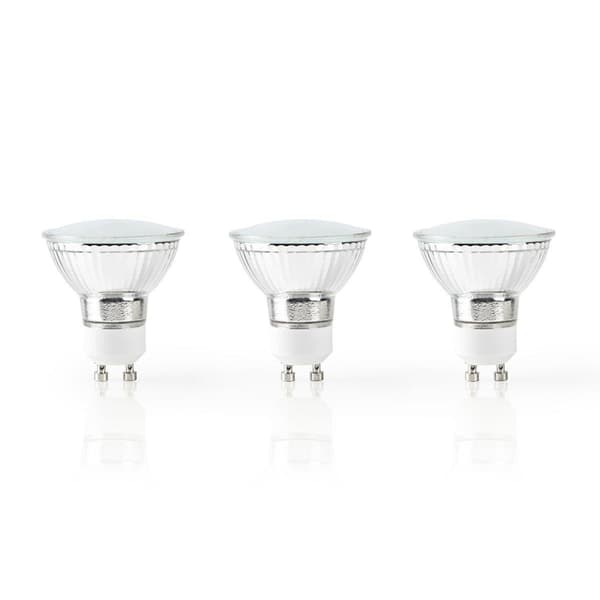 Nedis Wi-Fi Smart LED Lamp Warm White GU10 3-Pack