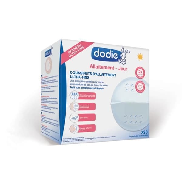 Dodie Breastfeeding Ultra-Thin Day Nursing Pads 30 Count