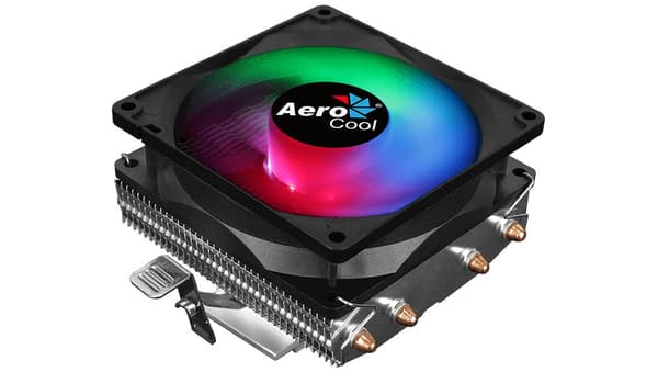 Aerocool Processor Cooler 9 cm for Intel/AMD Air Frost 4 Black