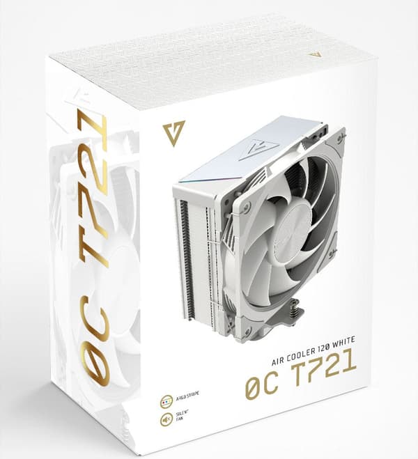 MODECOM Volcano 0C T721 Processor Air Cooler 120 mm White