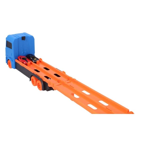 Pop-Up Car Transporter with 2 Die-Cast Vehicles