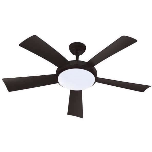 WALLIS Black - Ceiling Fan Ø132cm - 38W + LED Light