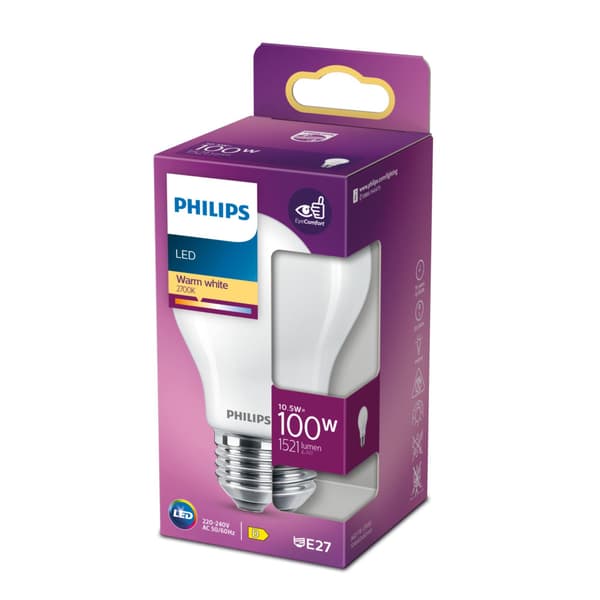 Philips LED Classic 100W E27 Warm White 15,000 Hours A60 Srt4