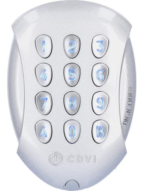 CDVI GALEOBT Access Control Reader Silver, Bluetooth & Keypad