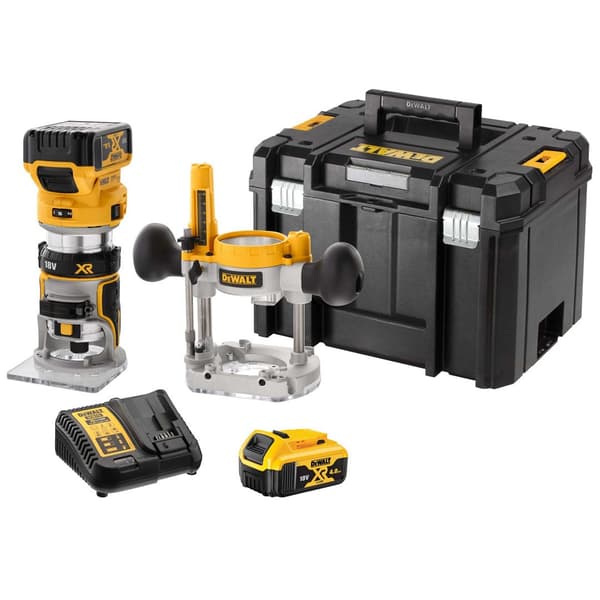 Cordless Tool 8 mm (1/4) 18V with Interchangeable Feet 2x5.0Ah