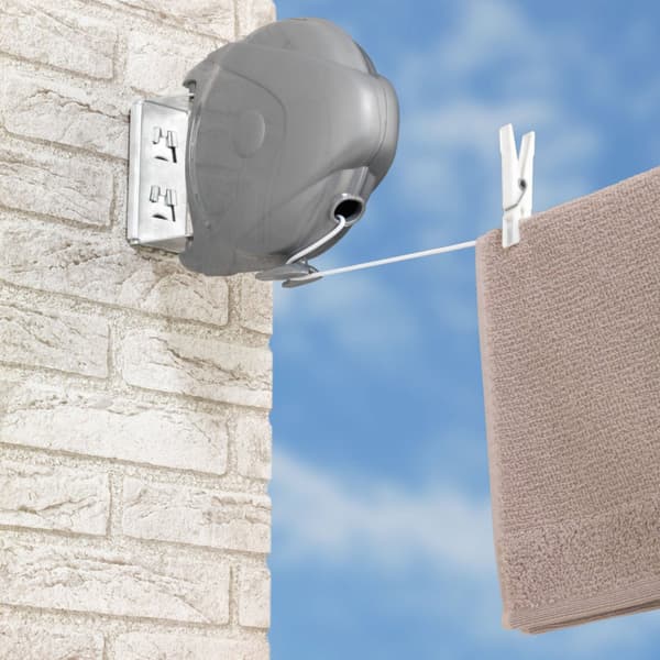 Wenko Jumbo Extendable Clothesline 15 M