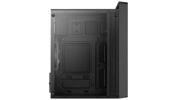 Aerocool PGS CS-109-G-BK-v1 FRGB Mini Tower Case - Black