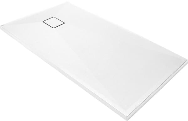 Deante Rectangular Shower Tray Granite 140x70 cm Hydrophobic White KQR A77B