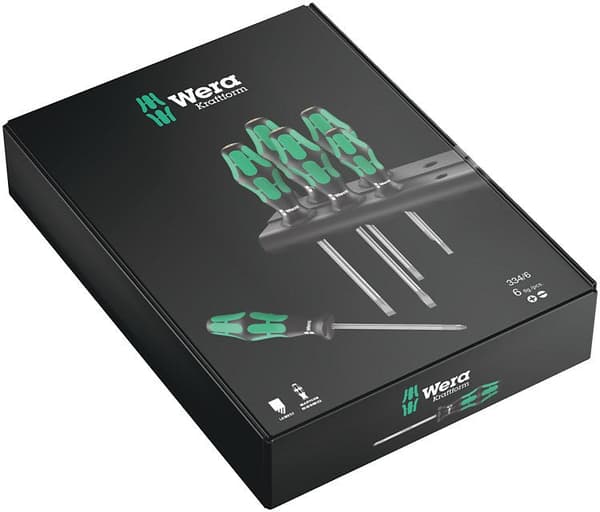 Wera Tools 334/6 Kraftform Standard Screwdriver (05105650001)
