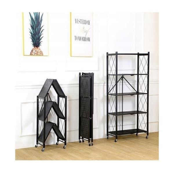 Topeshop FS004 Foldable Kitchen Storage Shelving Unit - Model: FS004