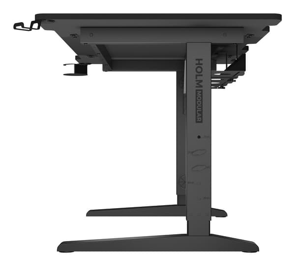 Genesis Holm Modular Gaming Desk 140 cm with LED Lighting and Headphone Hook