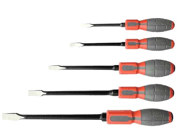KUŹNIA Flat-Head Screwdrivers Set 5 pcs Black
