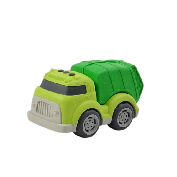 Bioplastic Garbage Truck 18 cm Green