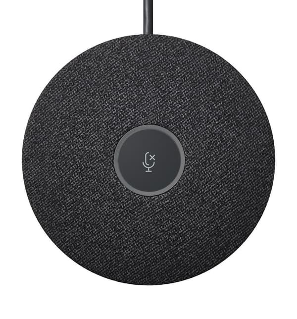 Logitech Rally Mic Pod Microphone for Large Room Solution for Google Meet, Zoom Rooms, Medium Room Solution for Google Meet