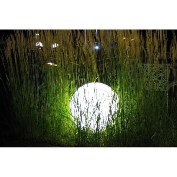 LUMISKY LED Outdoor Wired Light Sphere - White BOBBY - Ø50cm E27 Base