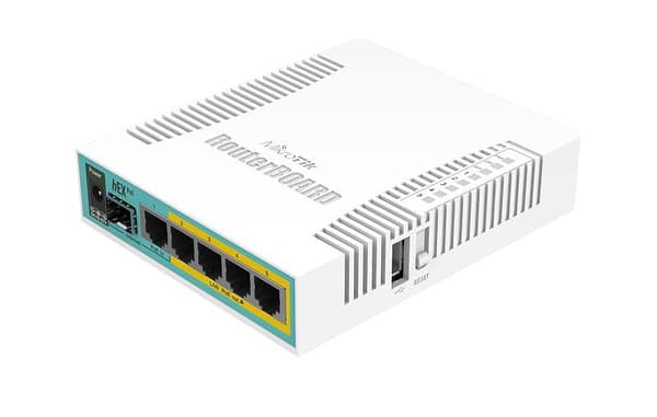 Mikredik RouterBOARD hEX RB960PGS - 4-Port Router - 1GbE