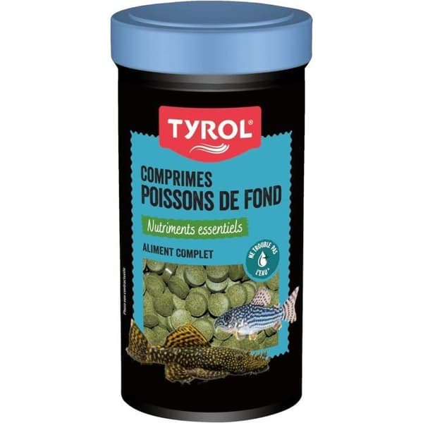 TYROL Complete Food - Tablet Form for Bottom-Dwelling Fish - 250 ml