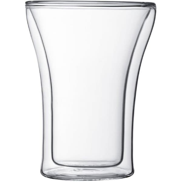BODUM Glass Set - ASSAM - Double Wall - 0.25 L - Transparent